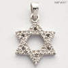 14KW 0.15CTW 'STAR OF DAVID' PENDANT