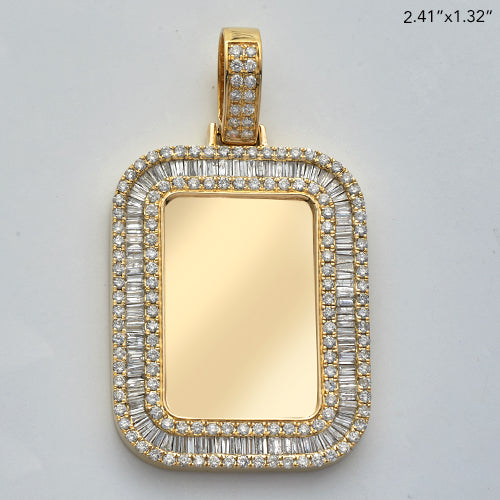 10Y 4.26 CTW DIAMOND RECTANGLE MEMORY PEND