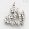 14KW 0.50CTW DIAMOND 'ALLAH' PENDANT