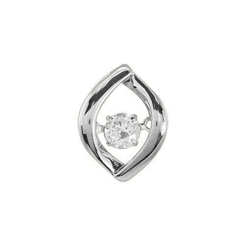 10KW 0.20CTW DANCING DIAMOND PENDANT