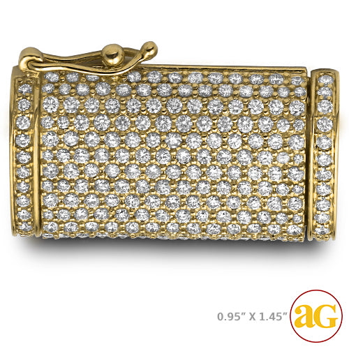 10KY 5.65CTW DIAMOND COFFIN LOCK FOR LINK CHAIN