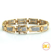 14KY 1.75 CTW MICRO PAVE MENS DIAMOND BRACELET