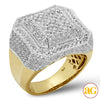 14KY 2.50CTW DIAMOND MENS RING