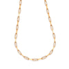 14KY 1.35CTW DIAMOND PAPERCLIP NECKLACE