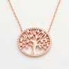 14KR 0.50CTW DIAMOND NECKLACE - 'TREE OF LIFE'