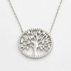 14KW 0.50CTW DIAMOND NECKLACE - 'TREE OF LIFE'