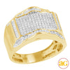10KY 0.50CTW DIAMOND MEN'S RING