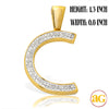 10KY 0.20CTW DIAMOND INITIAL PENDANT - "C"