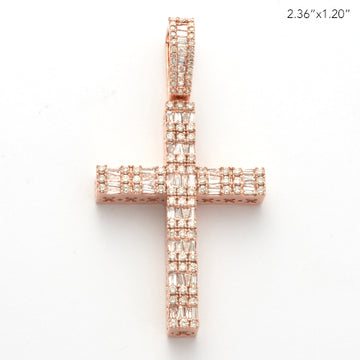 10KR 2.75CTW BAGUETTE AND ROUND DIAMOND