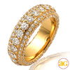 14KY 3.60CTW DIAMOND ETERNITY BAND - SIZE 10