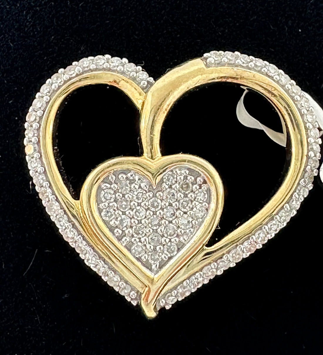 Diamond Heart Charm