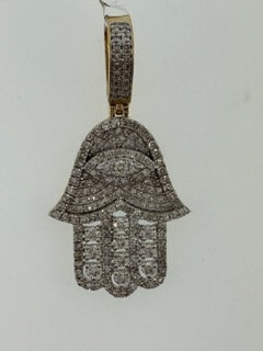 Hamsa Diamond Pendant