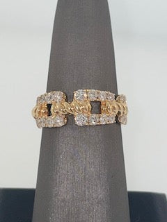 Unisex Fashion/Diamond Band Ring