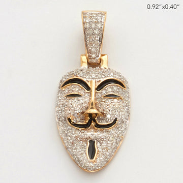 10KY 0.30CTW MICROPAVE DIAMOND ANONYMOUS MASK