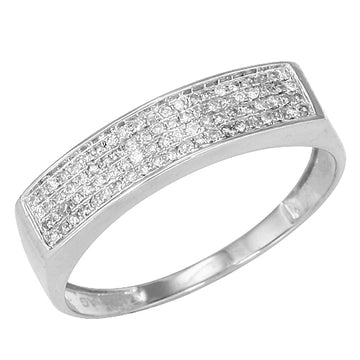 10KW 0.25CTW MICROPAVE DIAMOND MENS RING