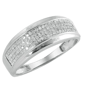 10KW 0.40CTW DIAMOND MENS BAND